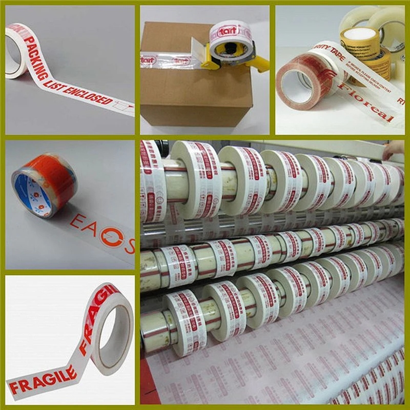 Printed packaging carton sealing Polypropylene poly tape