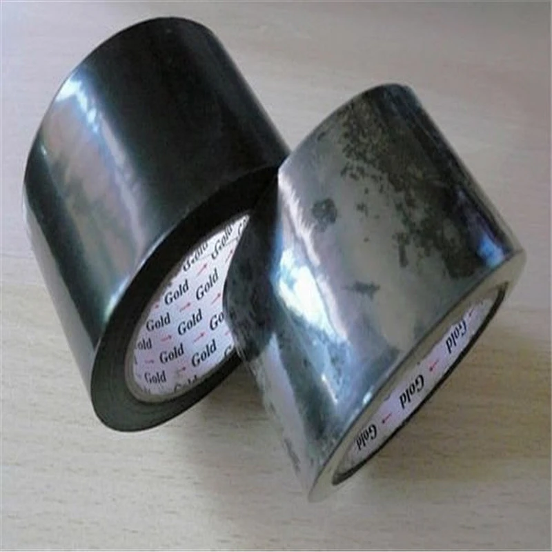 Strong Adhesion 2''x100FT Black Pvc Pipe Wrapping Tape