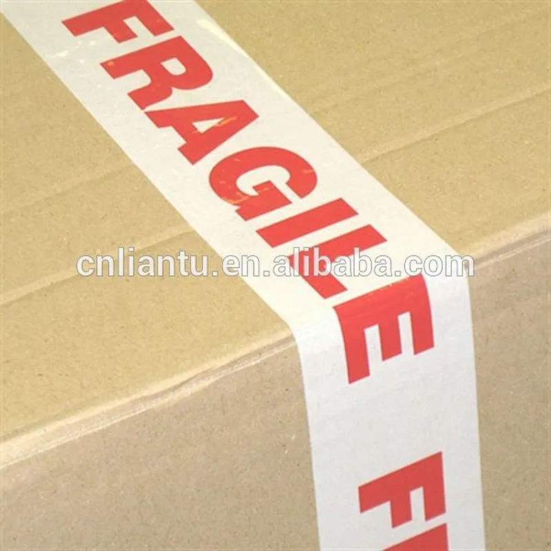 custom printed reflective tape bopp printed tape