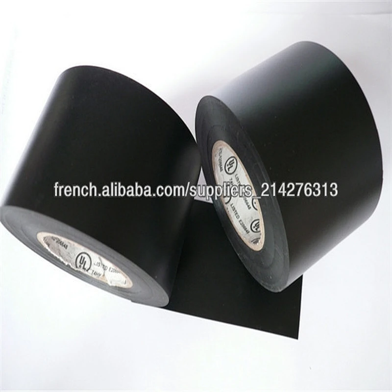 Strong Adhesion 2''x100FT Black Pvc Pipe Wrapping Tape