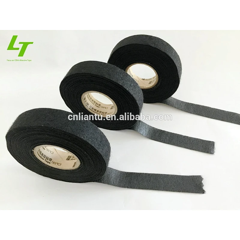 cloth automotive wire harness cloth tape for automotive wire loom tubing