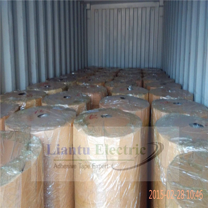 China Hotsale Custom Adhesive Packing Products 1270mm/1280mm Clear Colored Bopp Jumbo Roll Tape for Converting