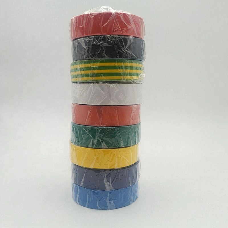 pvc tape black electrical insulation pvc insulating self adhesive tape and white PVC Vinyl Tape