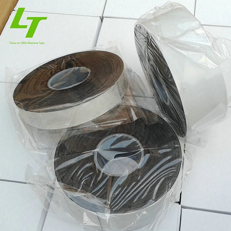 vulcanized elastic neoprene waterproof rubber tape self amalgamating tape