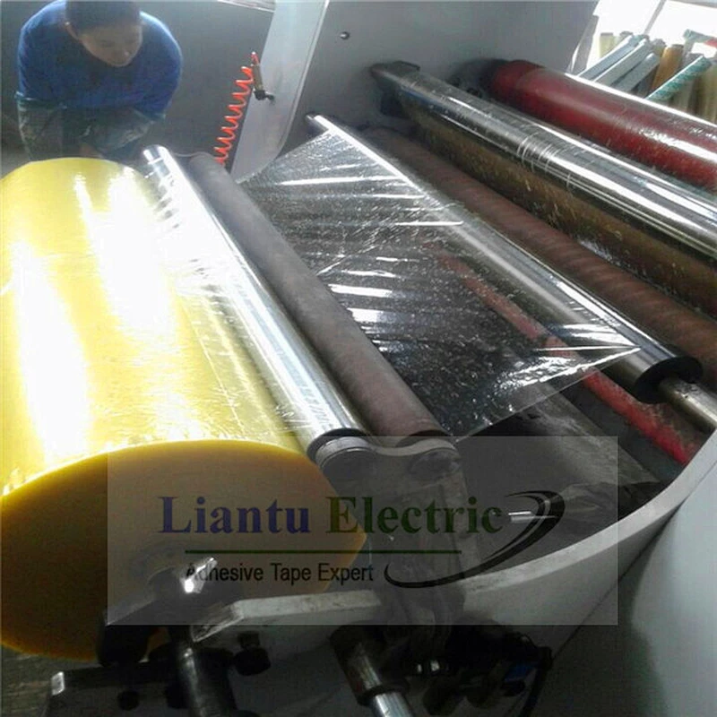 China Hotsale Custom Adhesive Packing Products 1270mm/1280mm Clear Colored Bopp Jumbo Roll Tape for Converting