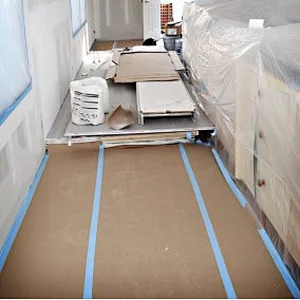 Commercial Grade  recycled thick durable hard surface paperboard heavy duty  floor protection paper tape