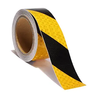 Industrial Hazard Warning Caution Reflective Safety Conspicuity Tape  Truck Road Reflective Tape