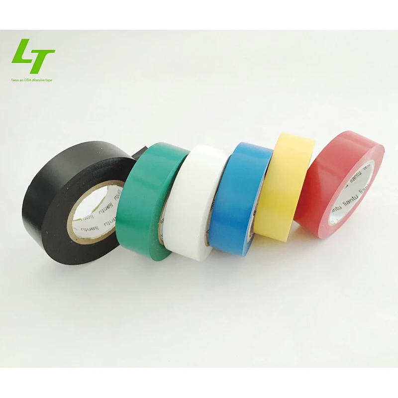 REACH and BS EN60454 certified PVC electrical Insulation tapes in most standard colours