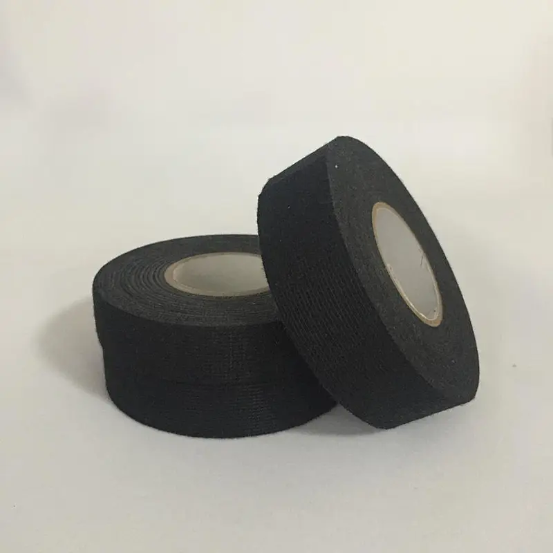 Black insulation fabric electrical tape for the electrical wholesaler