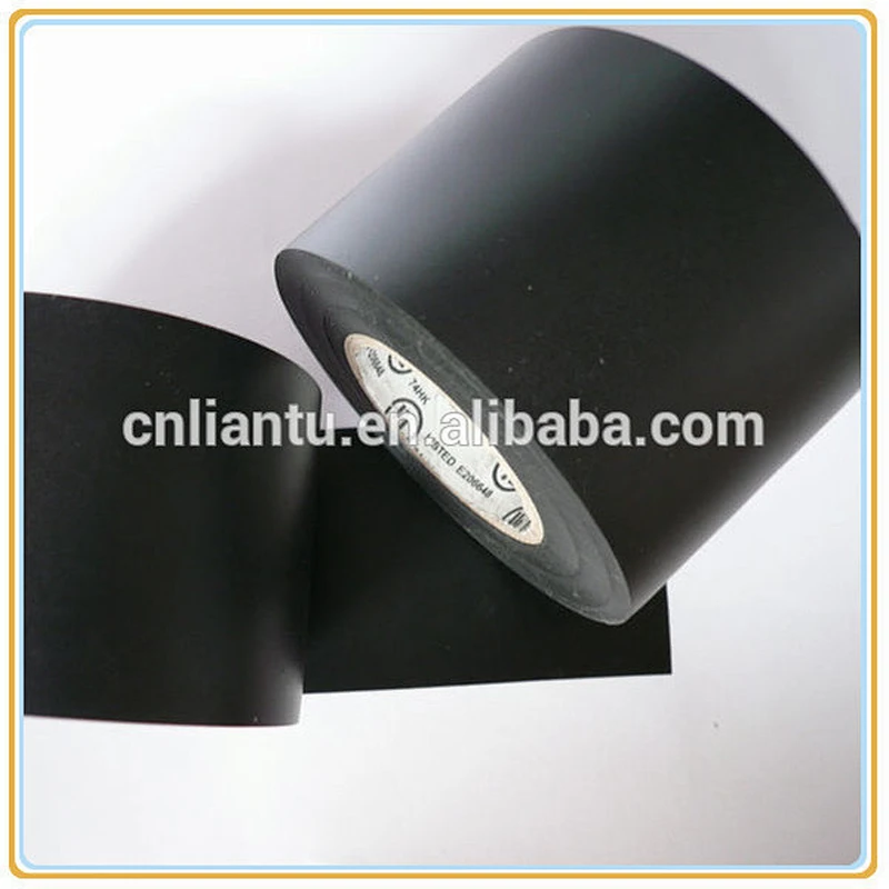 Strong Adhesion 2''x100FT Black Pvc Pipe Wrapping Tape