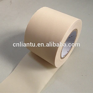 Beige color Non adhesive pvc tape for air conditioner wrapping tape