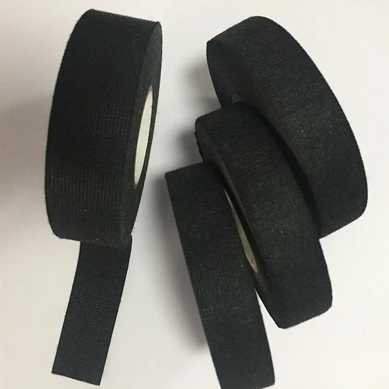 Black insulation fabric electrical tape for the electrical wholesaler