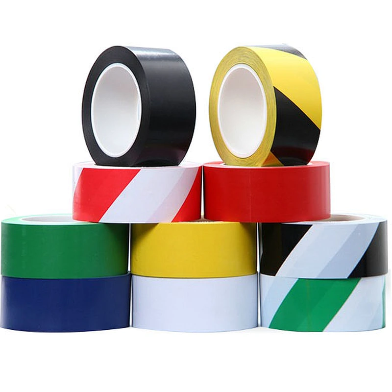 PVC security caution floor marking warning adhesive tape