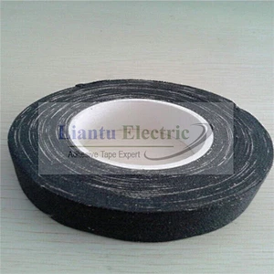 Black Rubberized Cotton tape Fabric Insulating tape