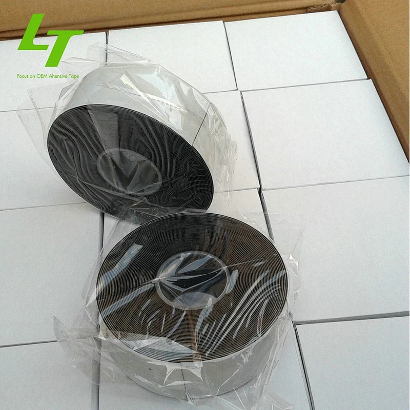 vulcanized elastic neoprene waterproof rubber tape self amalgamating tape