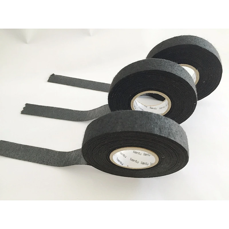 use electric motor winding materials thick cotton tape cloth automotive wire harness tape 19mm*15m