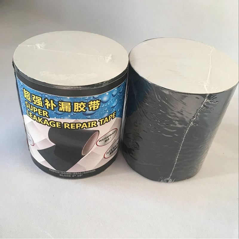 2018 Hot Sale Super Strong Fabric Waterproof Black Tape for Repair and Seal