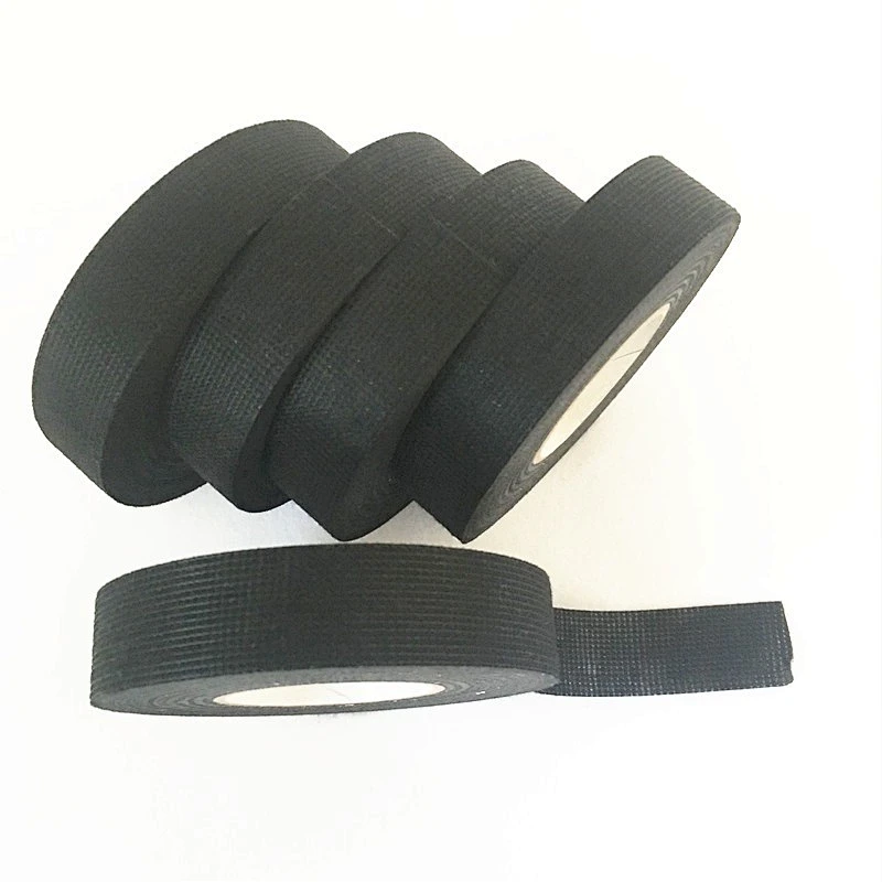 Black adhesive fabric tape for cars tape