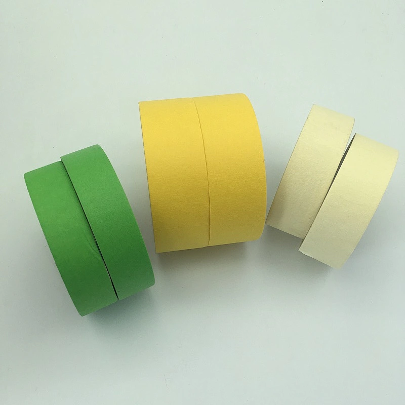 home painting colorful crepe paper masking tape