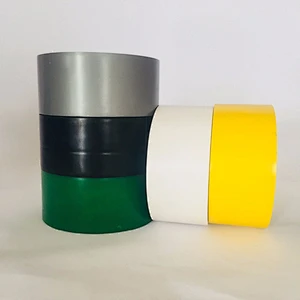 Cintas Adhesivas de Marcaje de Areas Hazard warning PVC lane marking floor tape