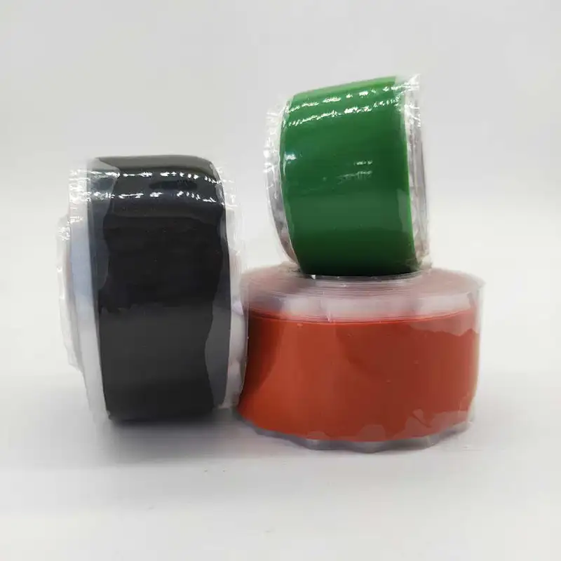 self fusing silicone tape  rubber repair tape 0.5mm*25mm*3meters Black