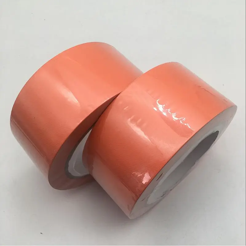 Strong film good adhesion orange color marking tape PVC building equip marking tape
