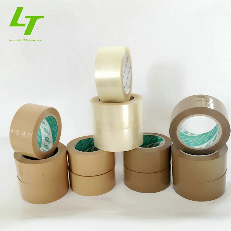Transparent sellotape packing tape