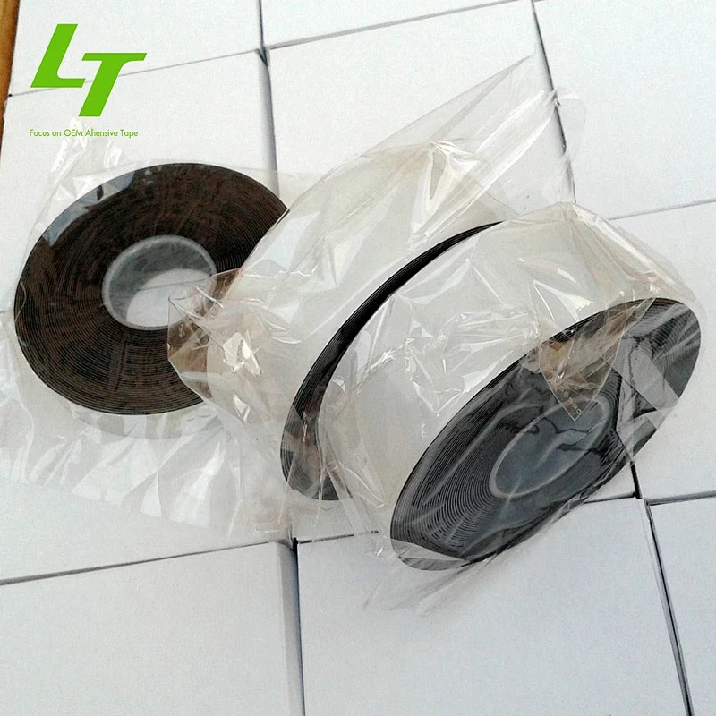 vulcanized elastic neoprene waterproof rubber tape self amalgamating tape