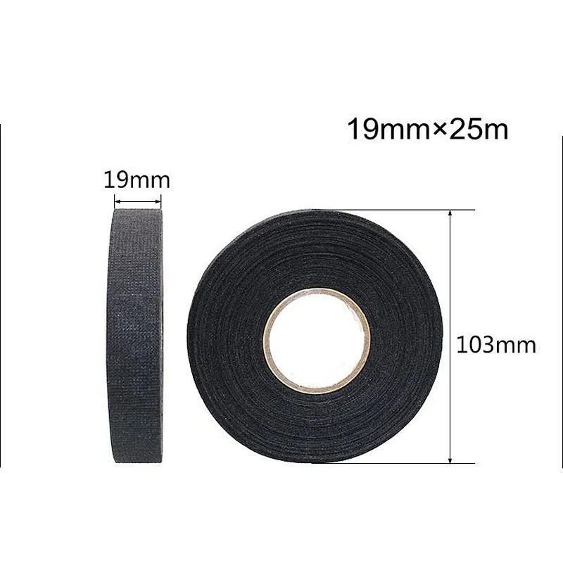 automotive fleece cloth tape for wire harness 19mm*25m