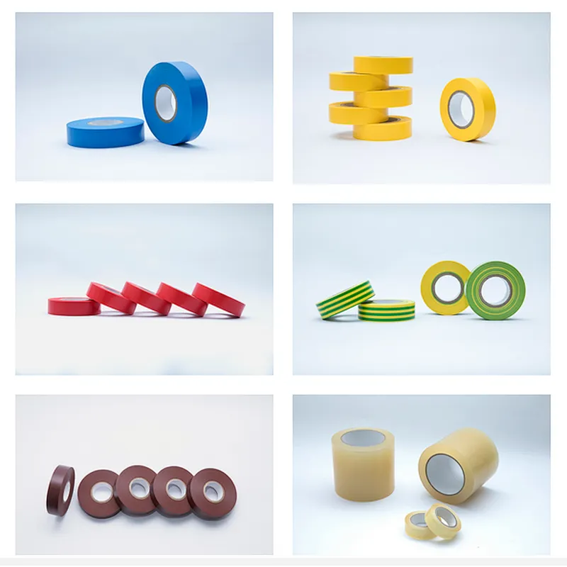 china kinesio tape PVC Vinyl electrical insulation tape  insulating adhesive pvc tape roll free sample