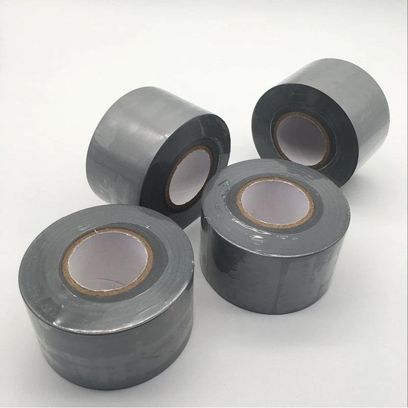 Flame retardant black shiny thermal insulation pvc pipe duct tape