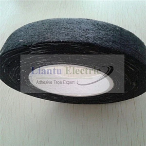 Black Rubberized Cotton tape Fabric Insulating tape