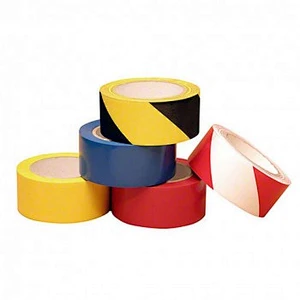 Cintas Adhesivas de Marcaje de Areas Hazard warning PVC lane marking floor tape