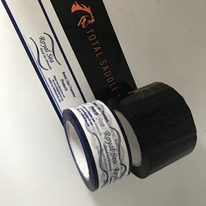 bopp logo branded tape logo printed packing tape with company logo