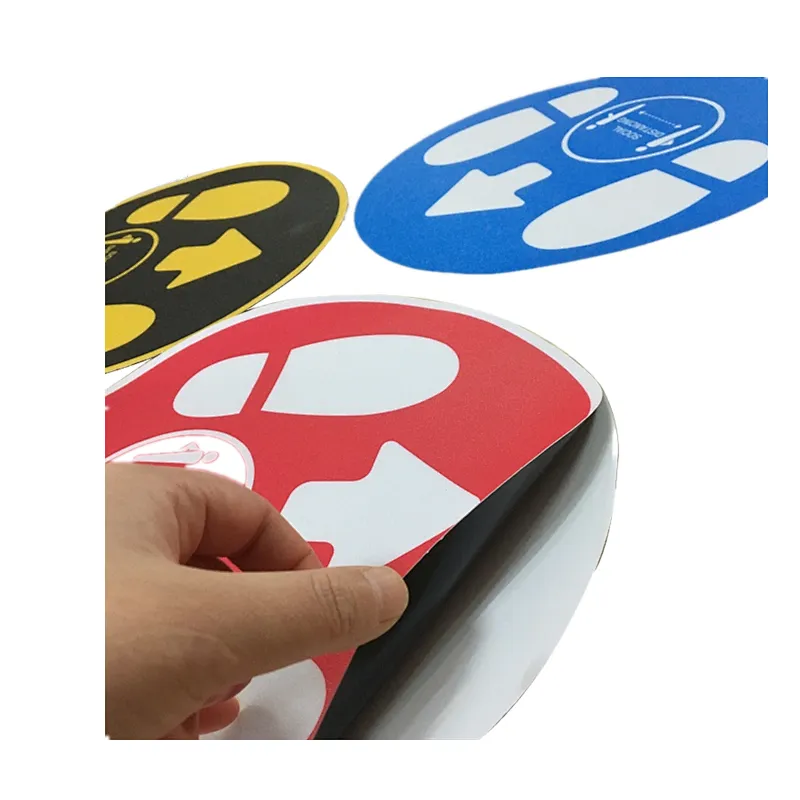 Social Distance Floor Markers Arrow Safe Route One Way