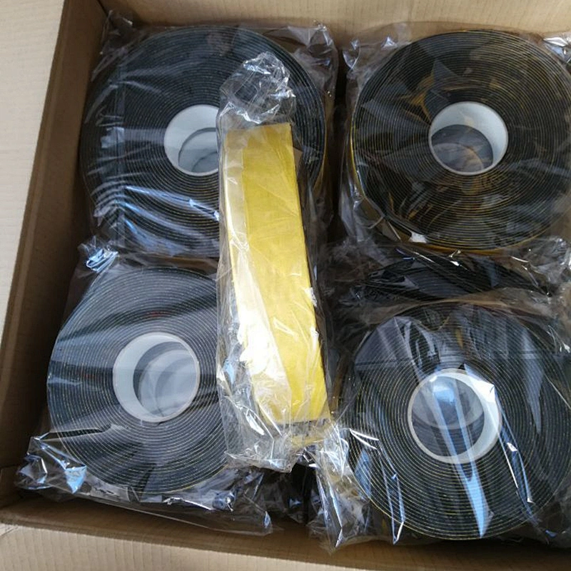 PVC/NBR Thermal Rubber Foam Insulation Tape 2 '' wide insulation tape 3mmx50mmx15m