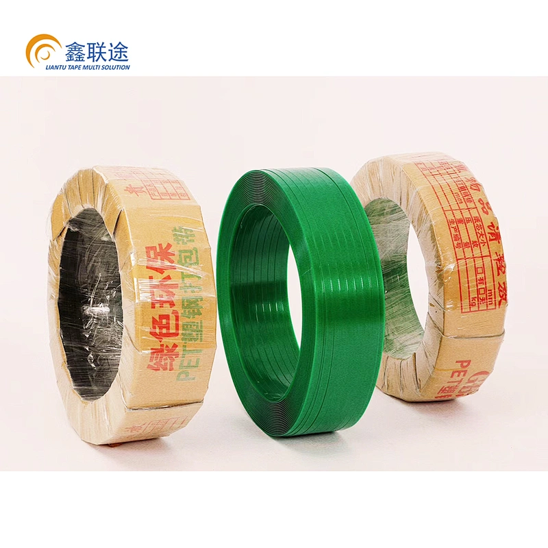 Green color PET strapping PET Plastic Steel Strap For Carton Packing