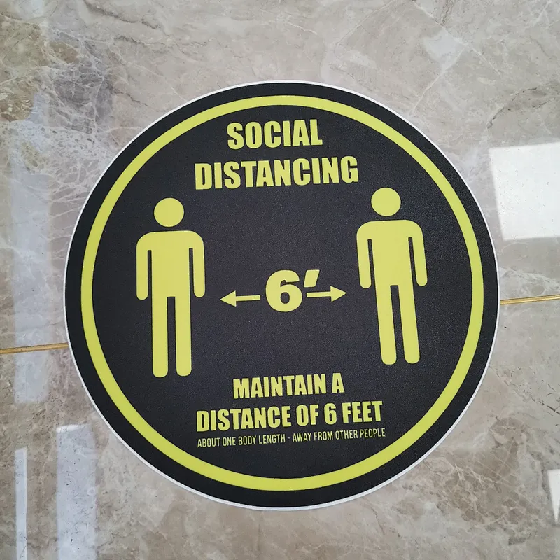 Wholesale Social Distancing Floor Stickers