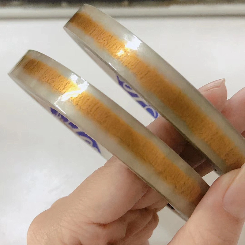 The pattern can be printed on the packing tape and the MOQ is small