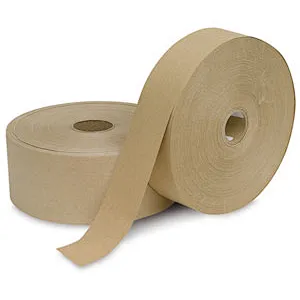Water -activated Logo printed tape Reinforce Kraft Gummed Paper Tape