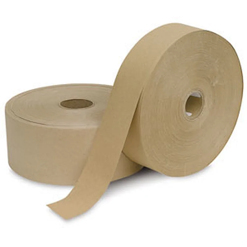Water -activated Logo printed tape Reinforce Kraft Gummed Paper Tape