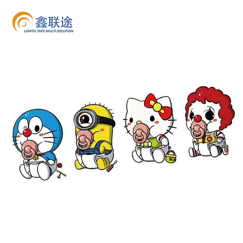 Waterproof Die Cut Custom Label Logo Transparent Car Decoration Stickers Papers Anime Stickers
