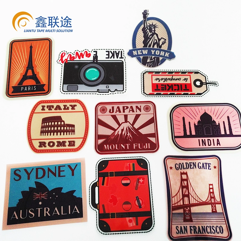 Waterproof Die Cut Custom Label Logo Transparent Car Decoration Stickers Papers Anime Stickers