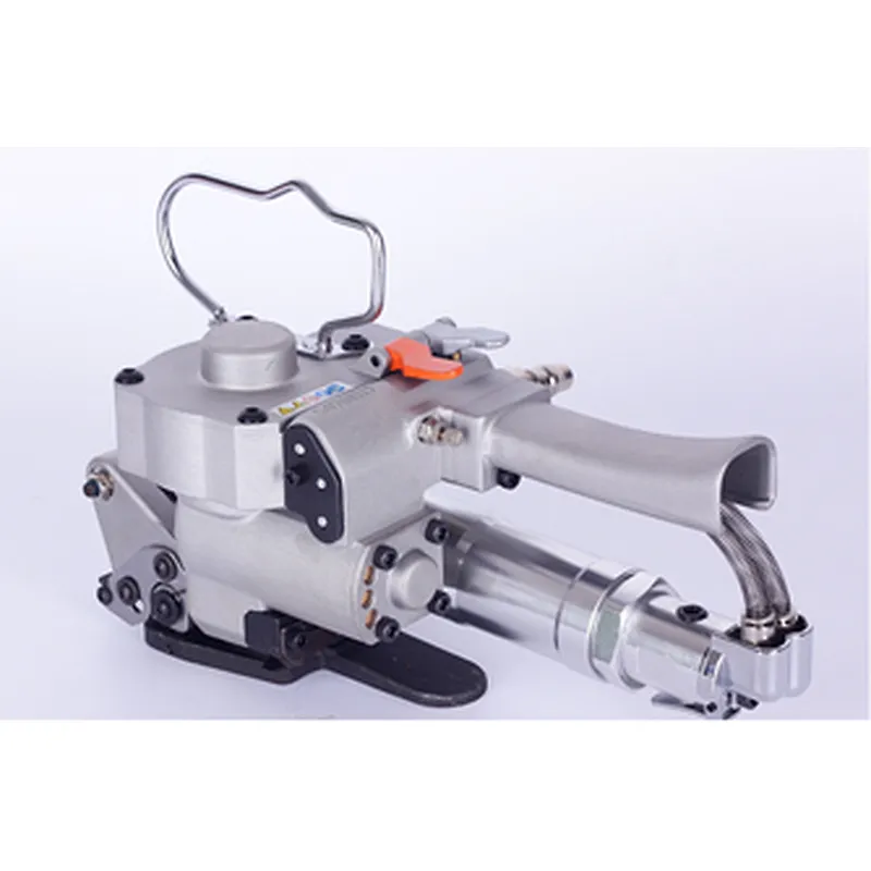 Non-buckle pneumatic baling machine is used for PET strapping tape
