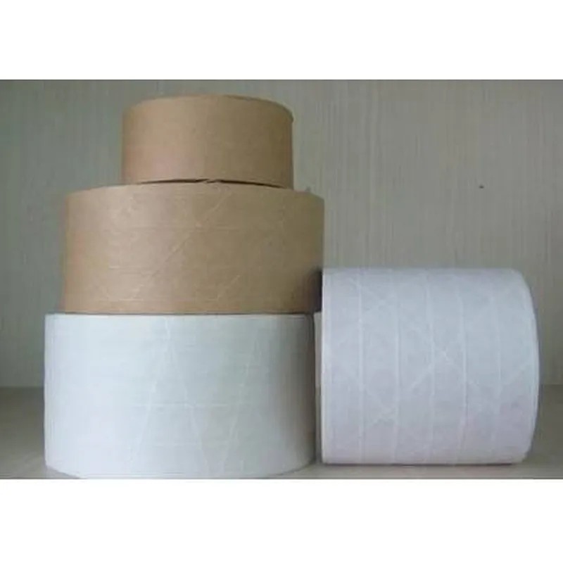 Water -activated Logo printed tape Reinforce Kraft Gummed Paper Tape
