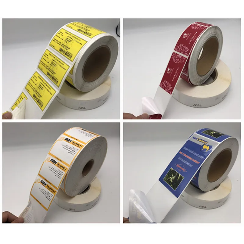 Custom label die cut stickers for label printer