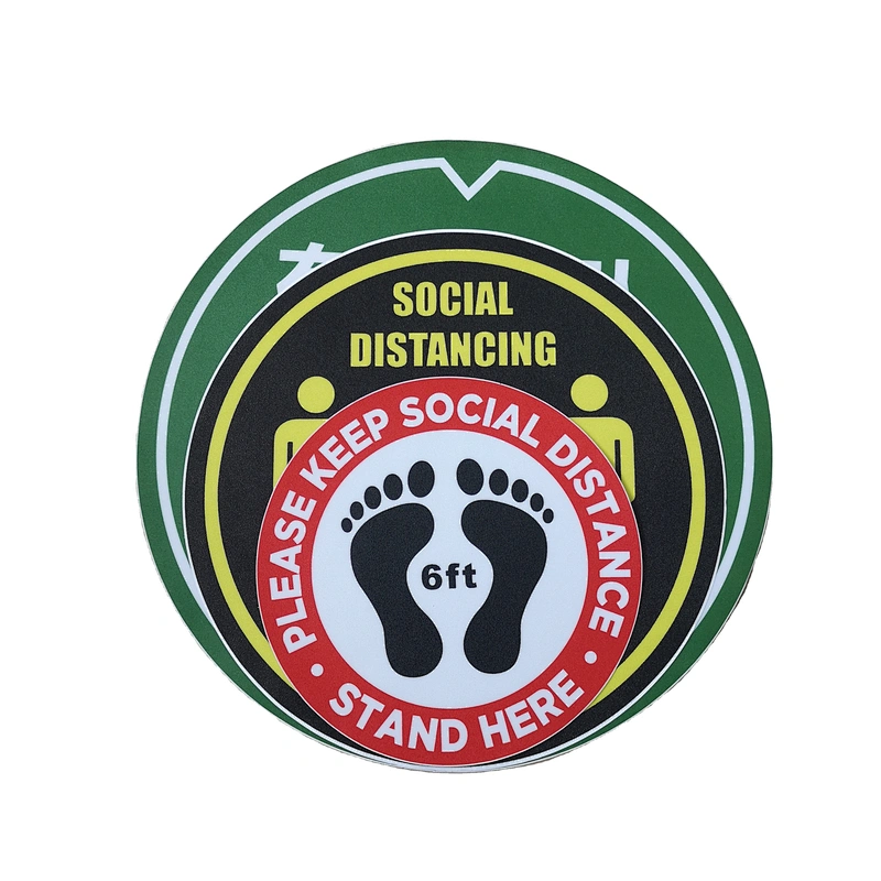 Wholesale Social Distancing Floor Stickers