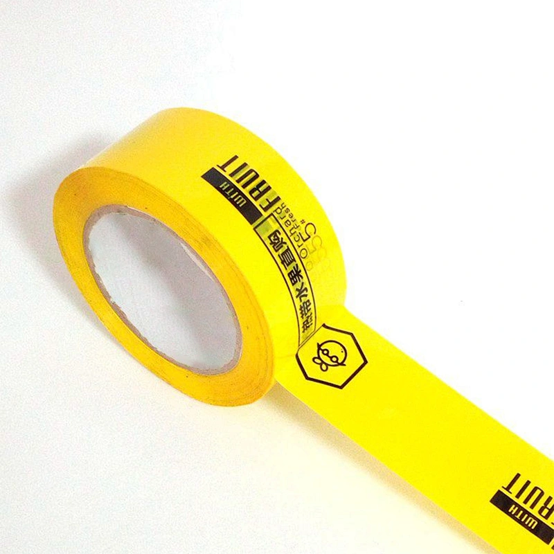 The pattern can be printed on the packing tape and the MOQ is small