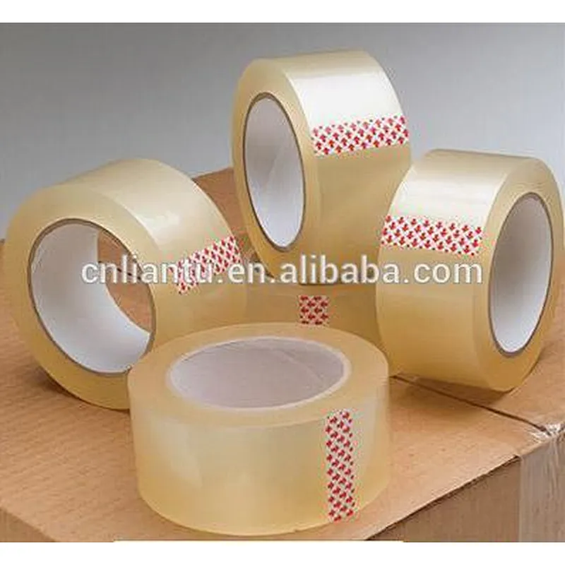 Small Quantity Acceptable Package Sealing Adhesive Super Clear Tape Supplier