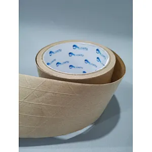 Kraft Tape Environmentally Water-activited reinforced kraft paper tape for package
